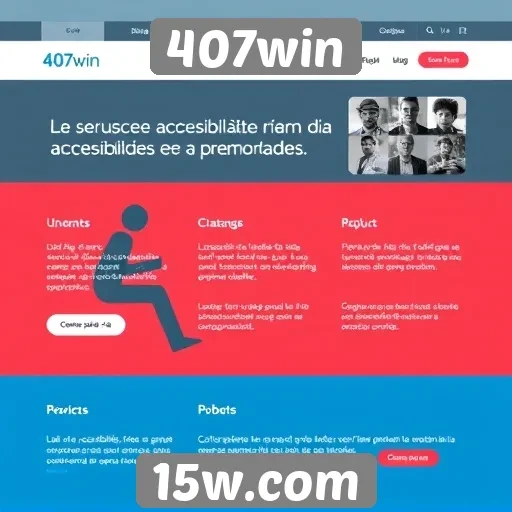 Acessibilidade e usabilidade do site 407win
