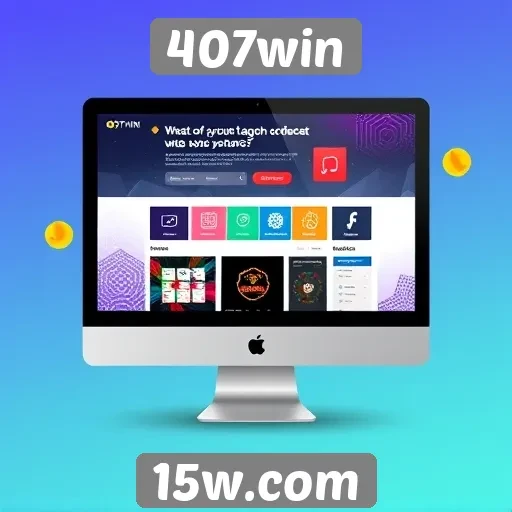 Design e interface do site 407win analisados