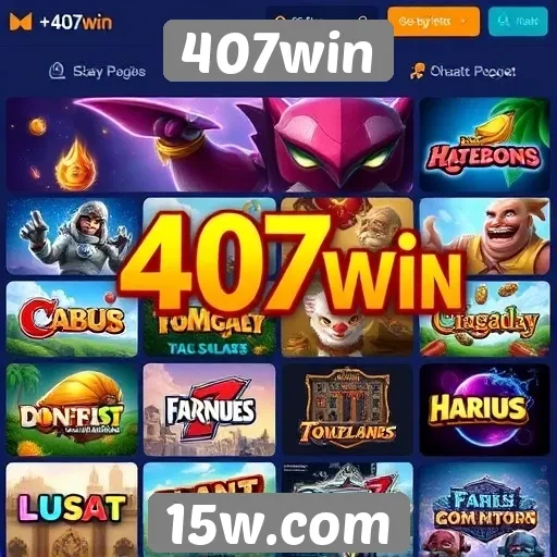 Jogos populares disponíveis na plataforma 407win